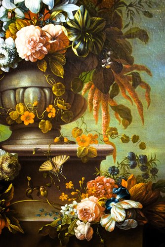 "Nature morte au vase de fleurs"